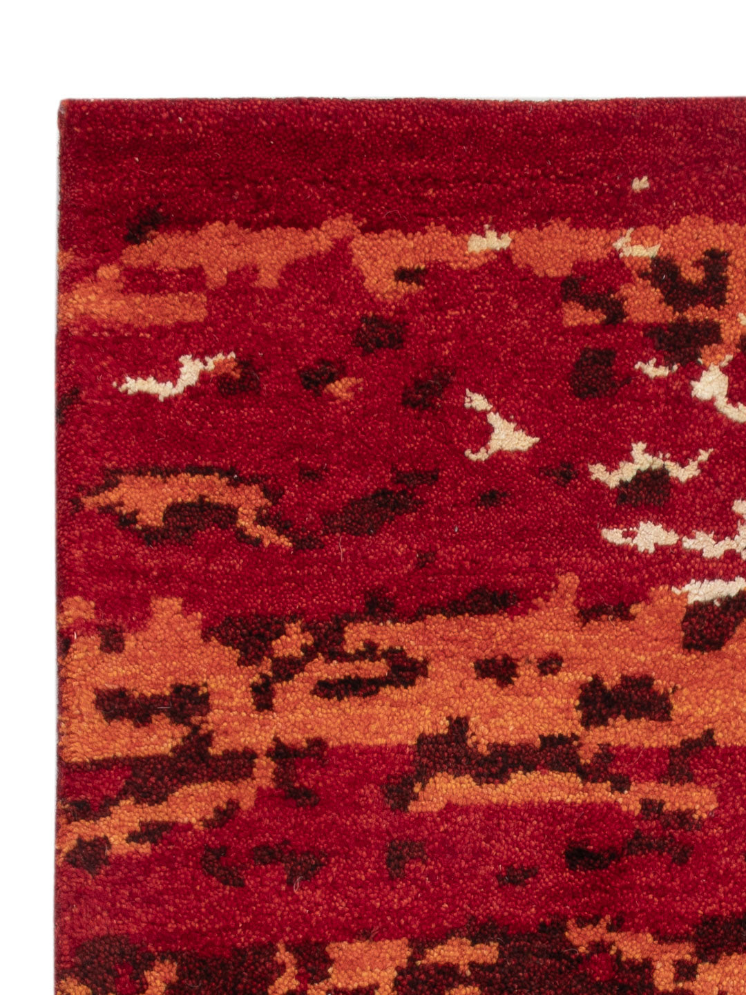 Gabbeh Teppich Indus 60x90cm - Wollteppich - rot