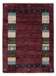 Loribaft Loom Teppich 60x90cm - Wollteppich - dunkelrot