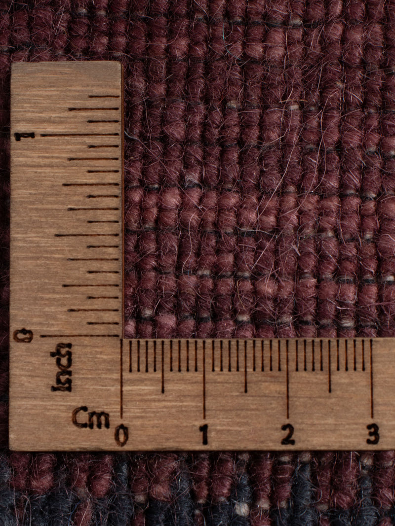 Loribaft Loom Teppich 60x90cm - Wollteppich - dunkelrot
