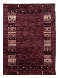 Loribaft Loom Teppich 60x90cm - Wollteppich - dunkelrot – product image