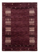 Loribaft Loom Teppich 60x90cm - Wollteppich - dunkelrot