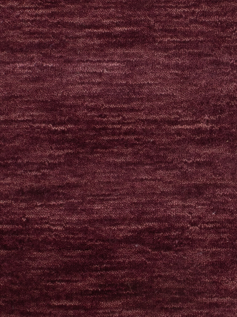 Loribaft Loom Teppich 60x90cm - Wollteppich - dunkelrot