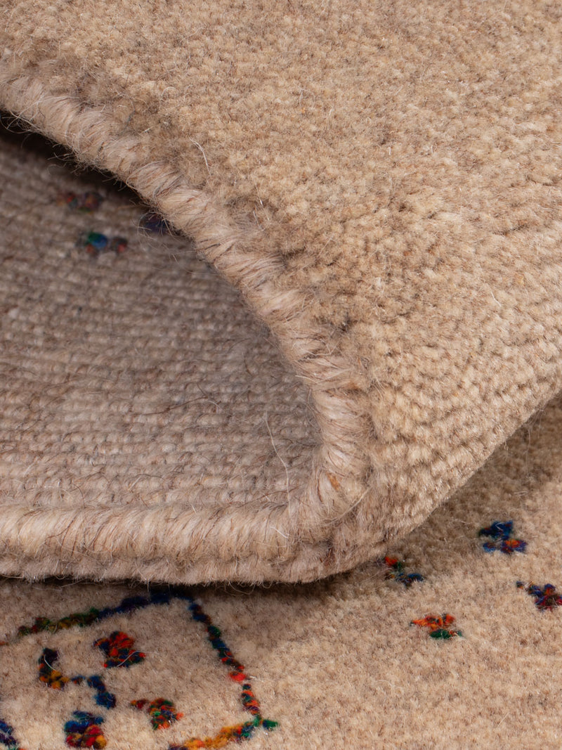 Loribaft Loom Teppich 60x90cm - Wollteppich - hellbeige