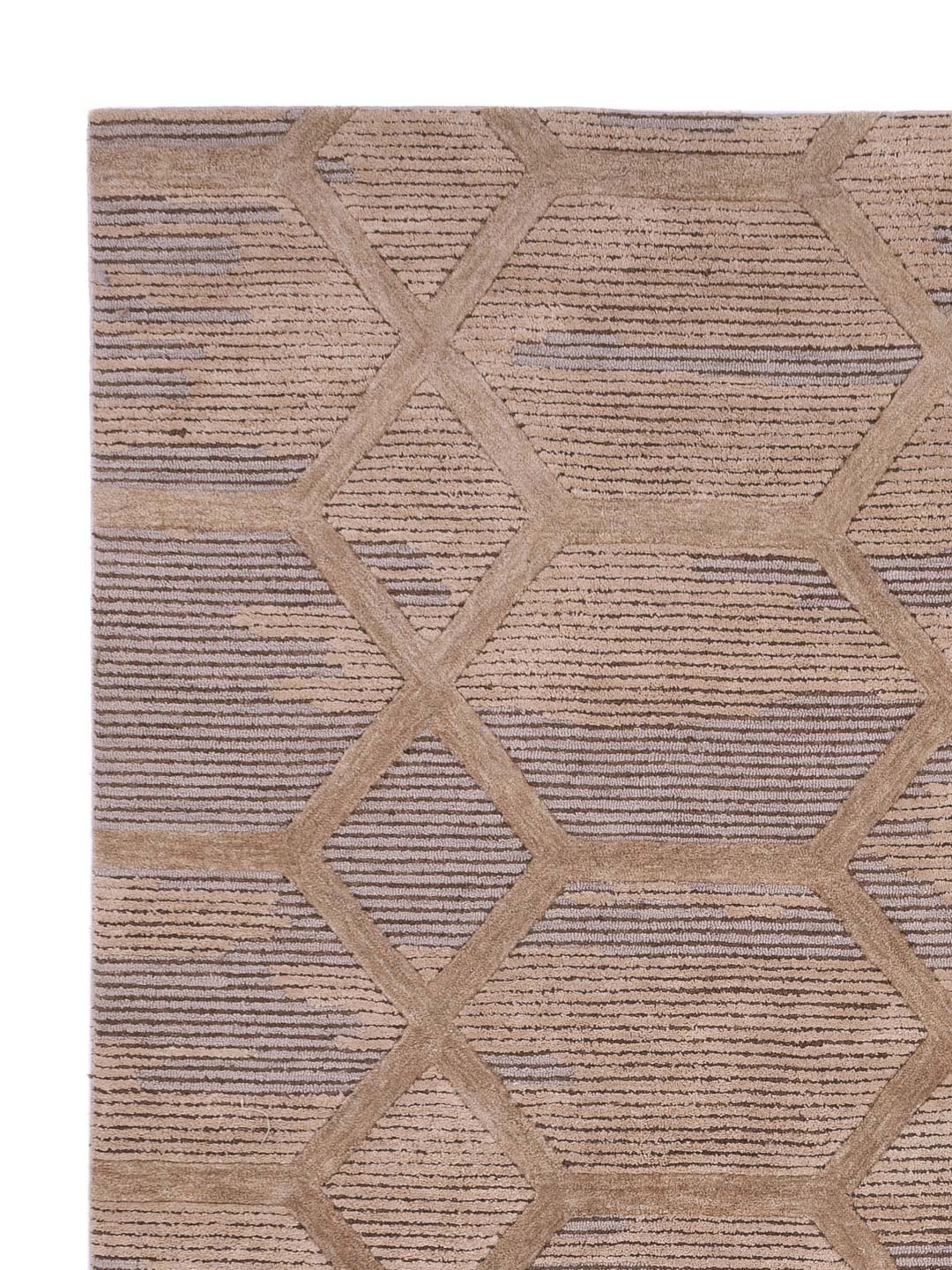 Designer Teppich 230x290cm - hellbeige