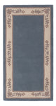 Wollteppich 80x150cm - petrolblau