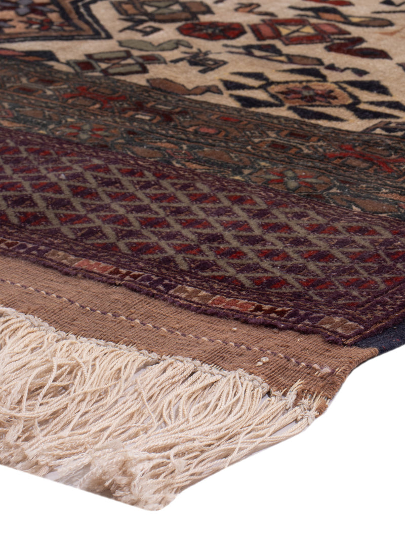 Kelim Seide Teppich 90x304cm - beige