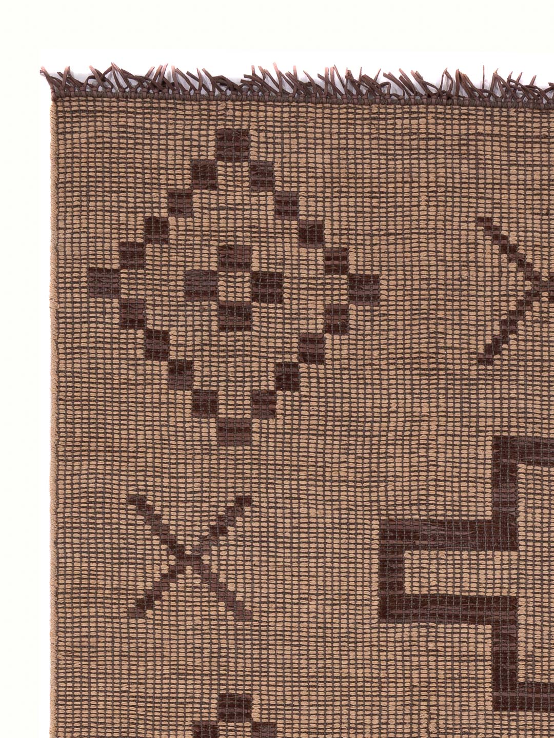Moderner Teppich 150x250cm - Designerteppich - hellbraun