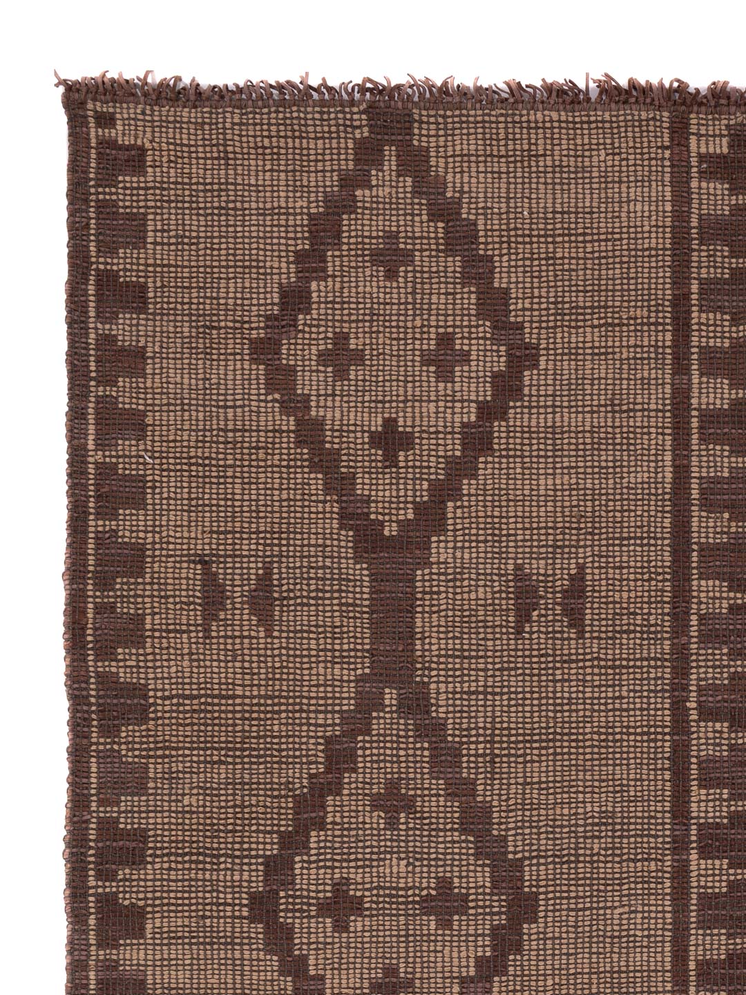 Moderner Teppich 190x280cm - Designerteppich - hellbraun