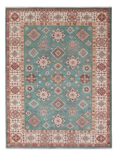 Kazak Teppich 170x233cm - Orientteppich - hellgrün