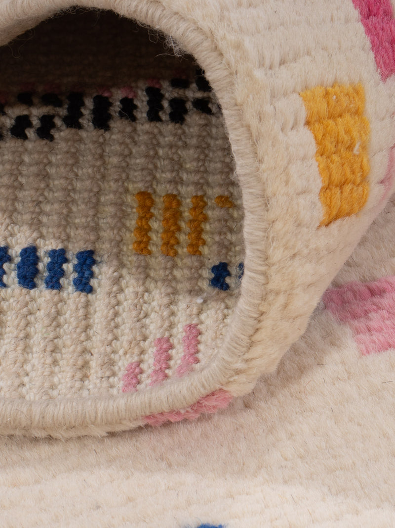 Berber Teppich 166x244cm - Wollteppich - beige