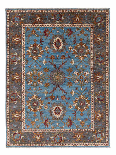Ziegler Teppich 155x209cm - Orientteppich - blau