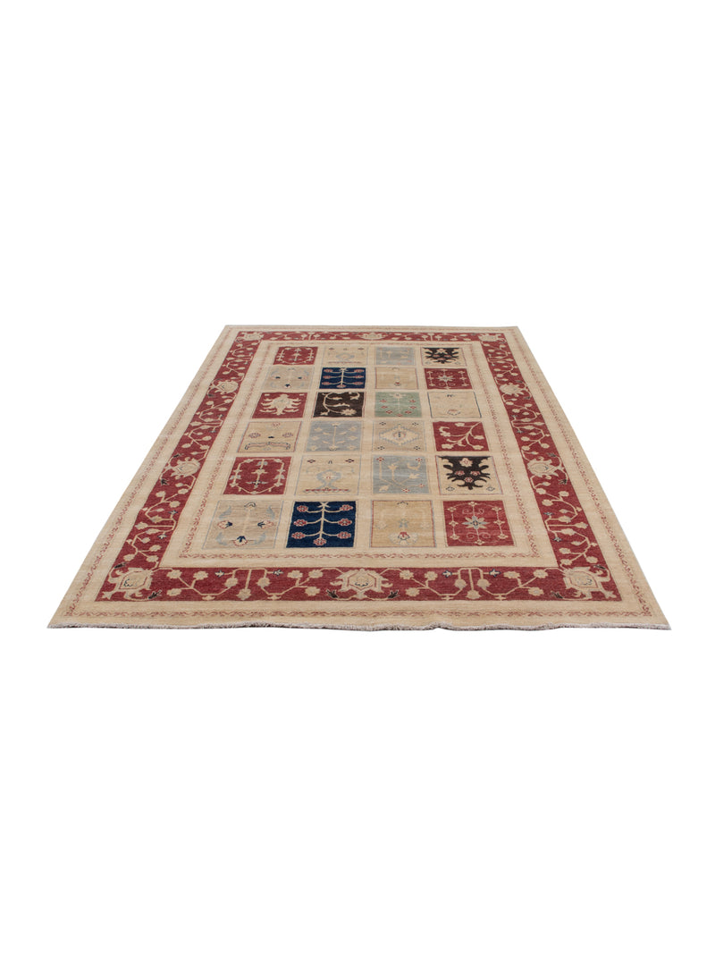 Ziegler Teppich 205x294cm - Orientteppich - beige