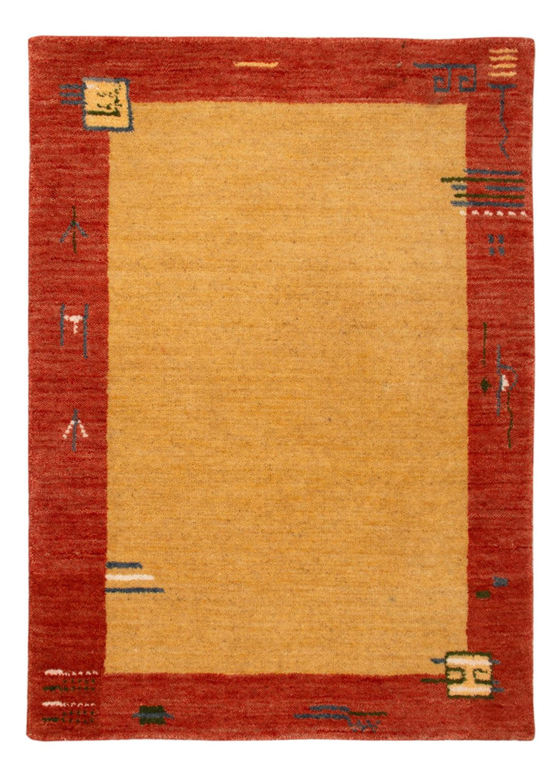 Gabbeh Teppich - Softy - 60 x 90 cm - gelb