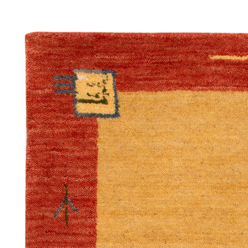 Gabbeh Teppich - Softy - 60 x 90 cm - gelb
