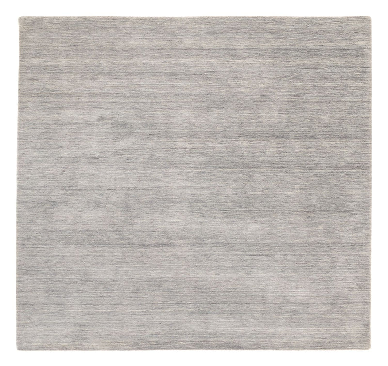 Indo Loribaft Teppich 200x200cm - Wollteppich - hellgrau
