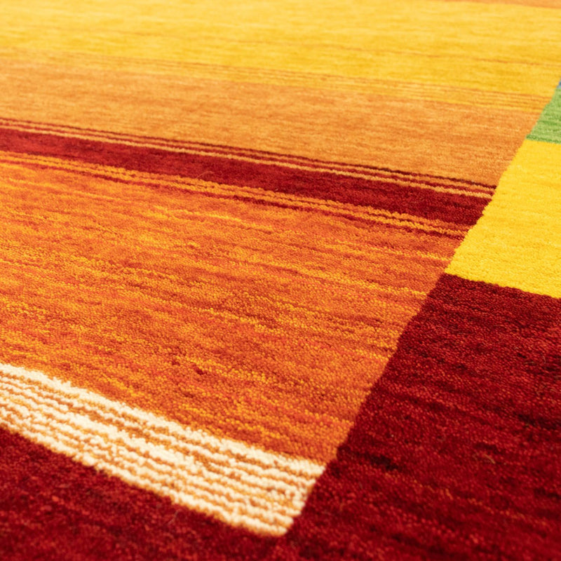 Gabbeh Teppich Softy 200x300cm - Wollteppich - mehrfarbig