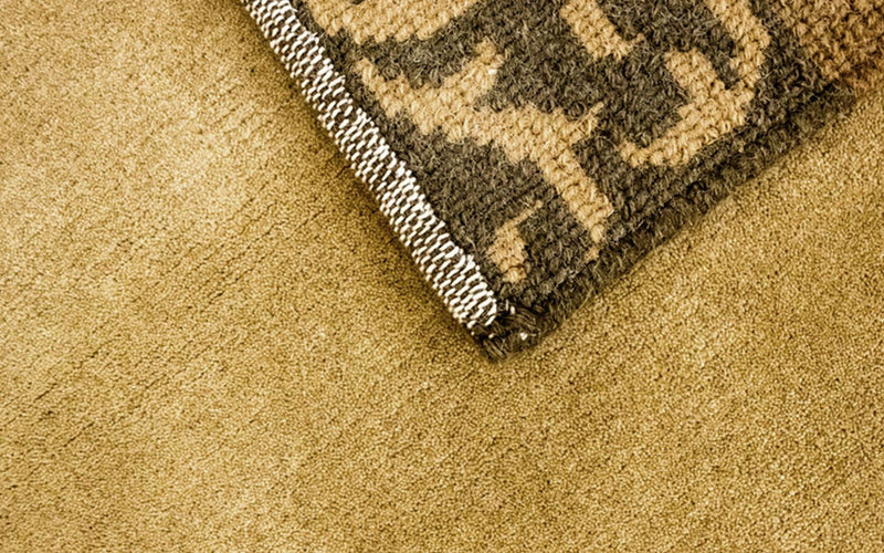 Nepal Teppich 144x198cm - Wollteppich - braun
