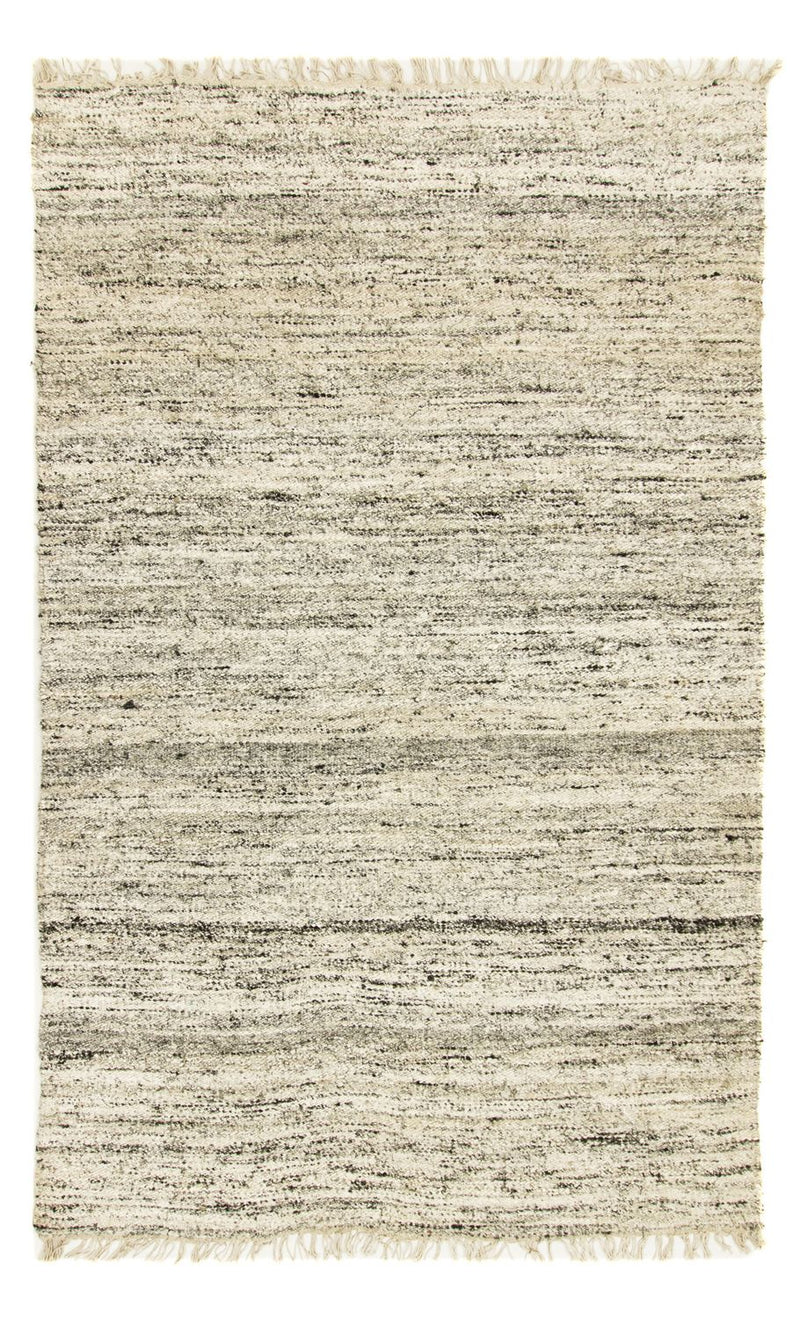 Wollteppich 120 x 180 cm Teppichbrücke - natur