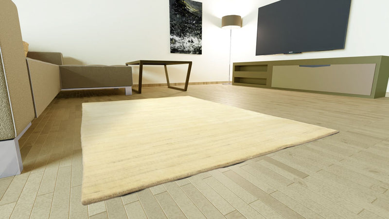 Gabbeh Teppich - Indus 90 x 160 cm - naturweiß