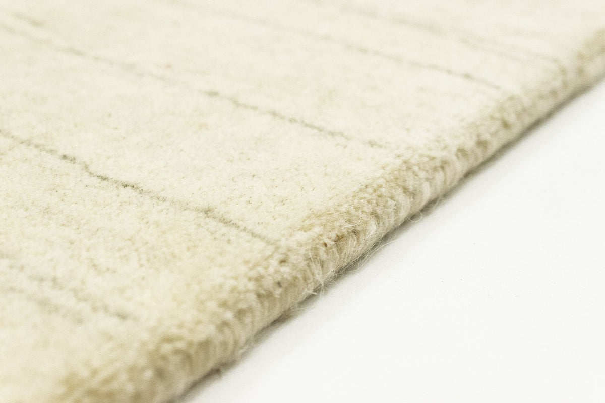 Gabbeh Teppich - Indus 90 x 160 cm - naturweiß