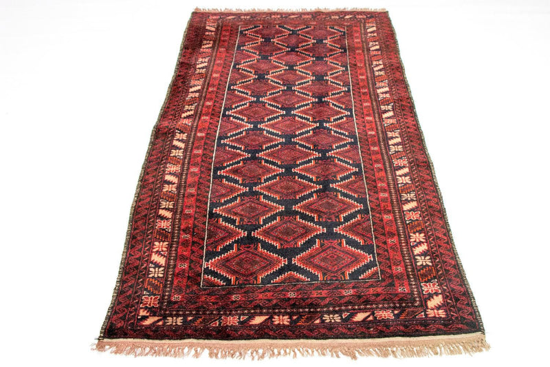 Belutsch Teppich 100x197cm - Orientteppich - rot
