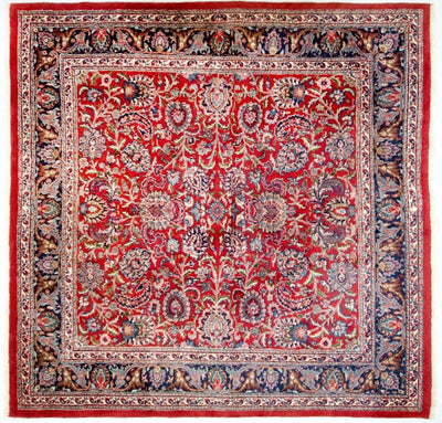 Maschad Teppich 258x260cm - Perserteppich - rot