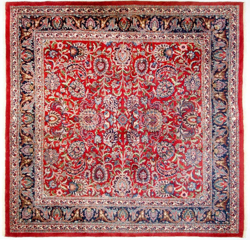 Maschad Teppich 258x260cm - Perserteppich - rot