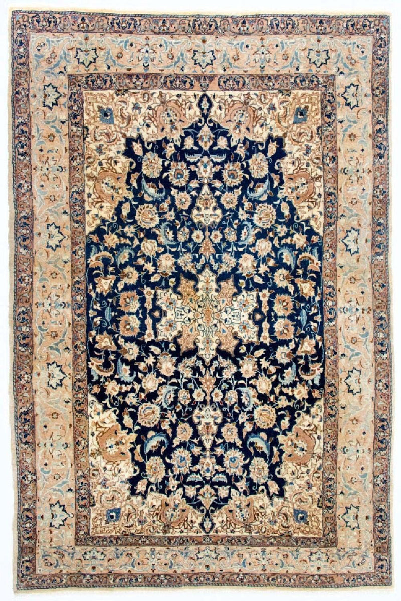 Nain - 4La Teppich 113x169cm - Perserteppich - blau