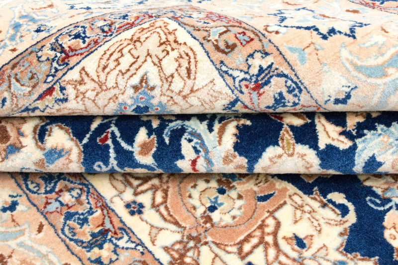 Nain - 4La Teppich 113x169cm - Perserteppich - blau