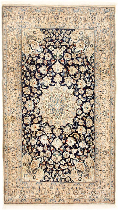 Nain - 6La Teppich 135x236cm - Perserteppich - dunkelblau