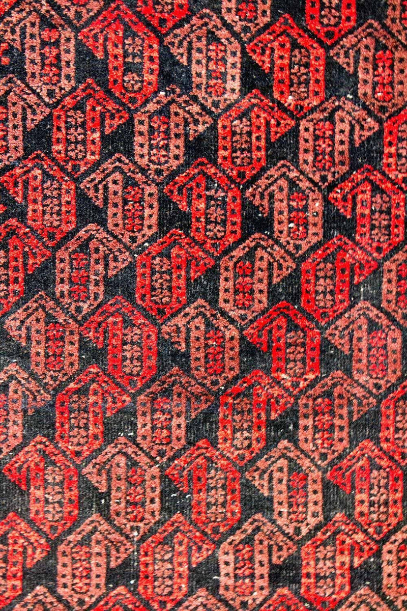 Belutsch Teppich 106x215cm - Orientteppich - mehrfarbig