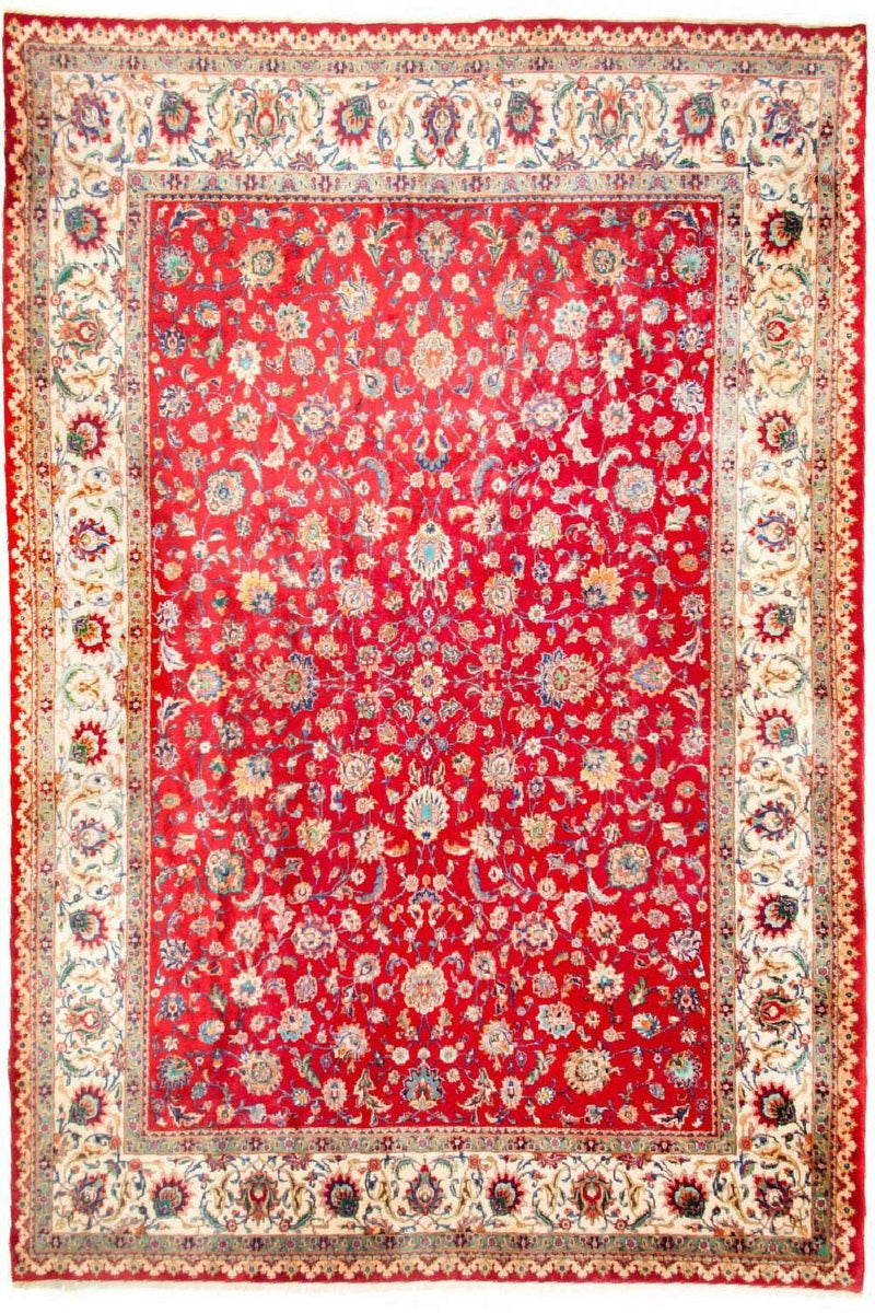Perserteppich - Täbriz 212 x 410 cm - rot