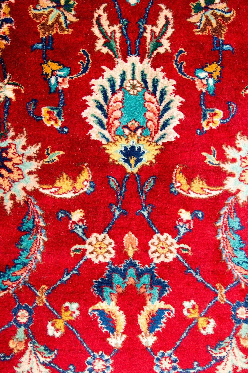 Perserteppich - Täbriz 212 x 410 cm - rot