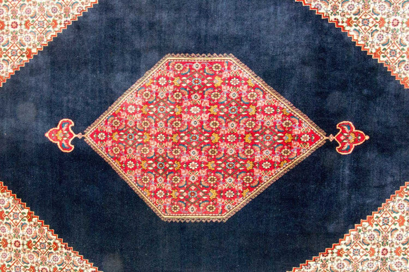 Bidjar - Takab Teppich 223x315cm - Perserteppich - dunkelblau