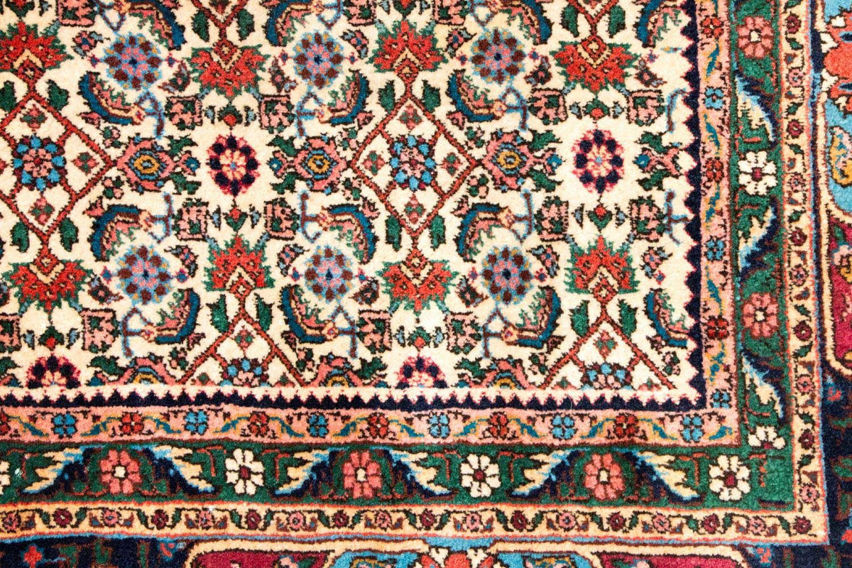 Bidjar - Takab Teppich 223x315cm - Perserteppich - dunkelblau