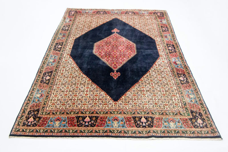 Bidjar - Takab Teppich 223x315cm - Perserteppich - dunkelblau