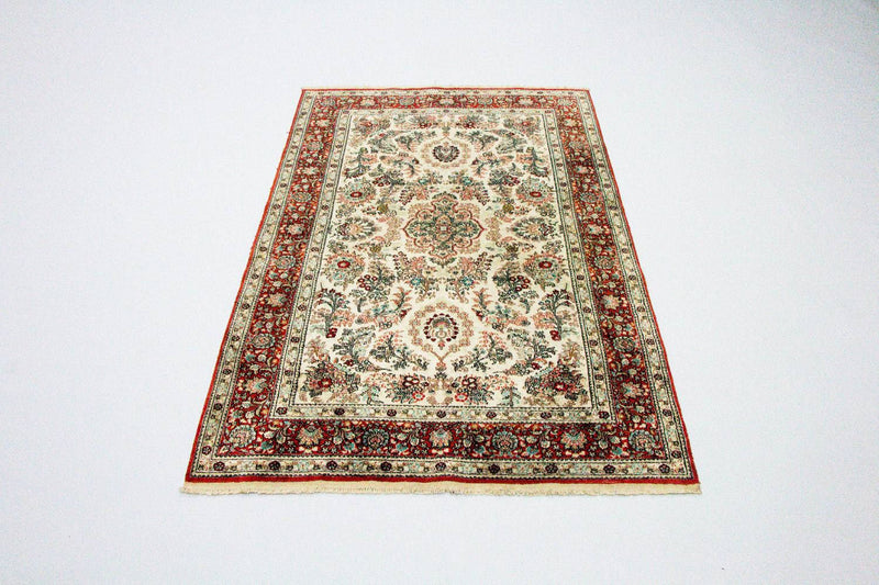 China Seide Teppich 96x149cm - Orientteppich - beige