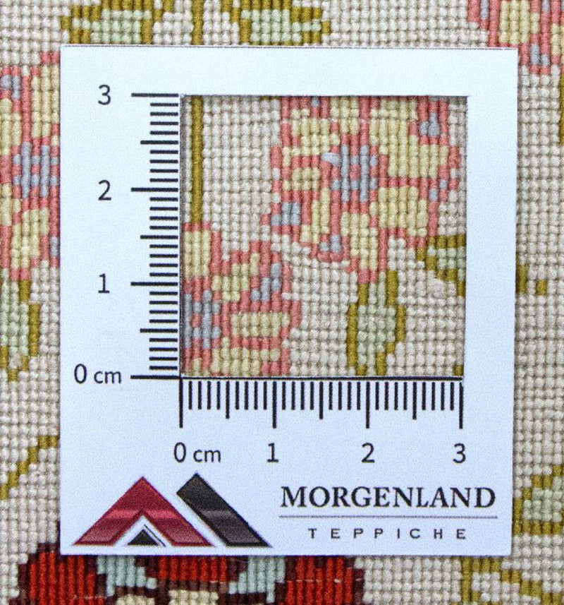 Hereke Seide Teppich 64x100cm - Orientteppich - beige