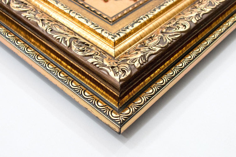 Bild-Teppich 72x90cm - Orientteppich - mehrfarbig