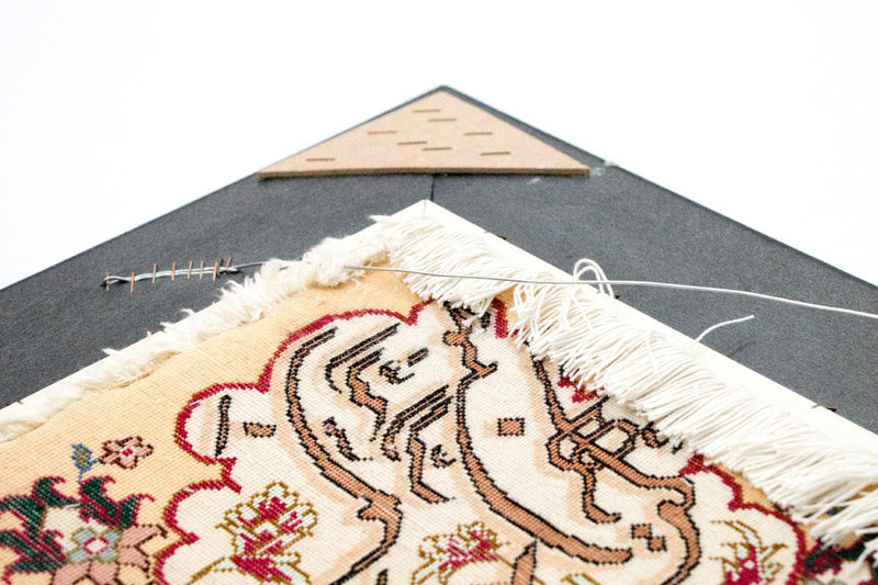 Bild-Teppich 72x90cm - Orientteppich - mehrfarbig
