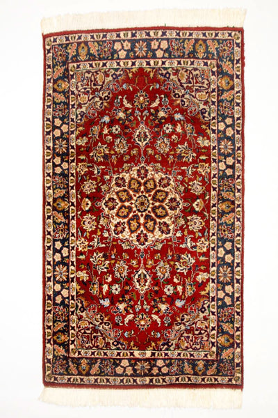 Sarough Teppich 90x154cm - Orientteppich - rot