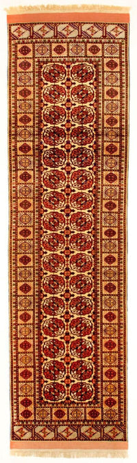 Afghan Seide Teppich 82x284cm - Orientteppich - rot – product image