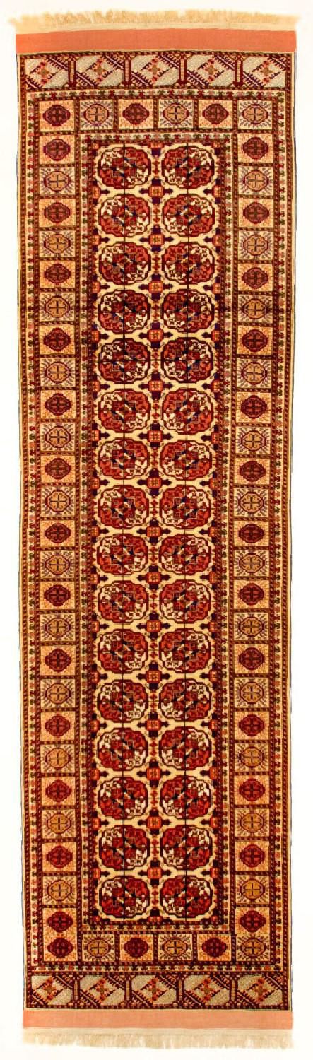 Afghan Seide Teppich 82x284cm - Orientteppich - rot