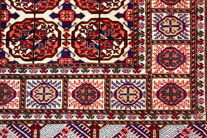 Afghan Seide Teppich 82x284cm - Orientteppich - rot