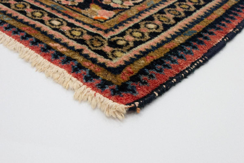 Hamadan Teppich 66x126cm - Perserteppich - rot