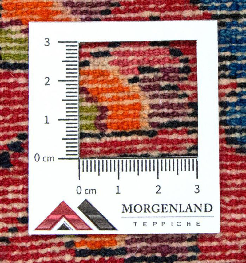 Hamadan Teppich 66x126cm - Perserteppich - rot