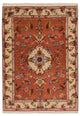 Täbriz - 50 Raj Teppich 104x147cm - Perserteppich - terrakotta