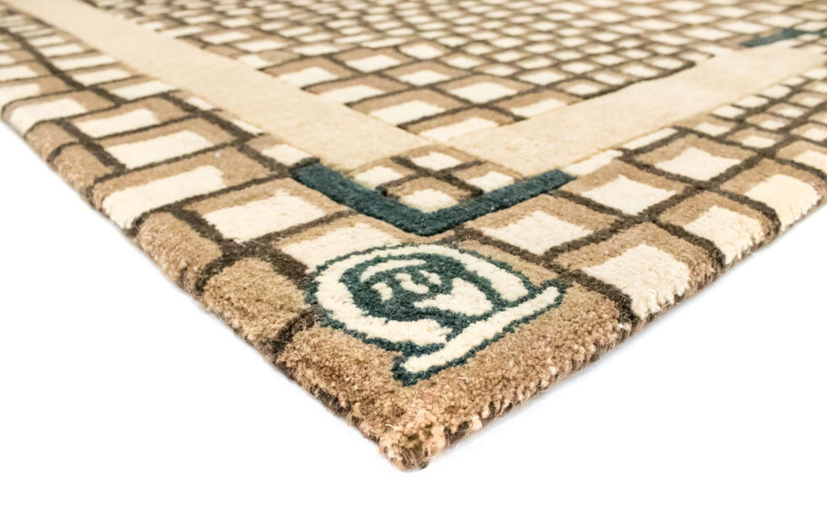 Wollteppich 170 x 243 cm Wohnzimmer Teppich