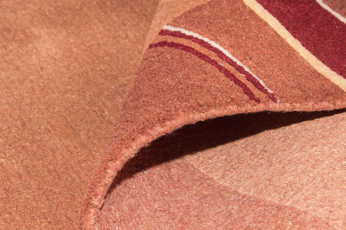 Nepal Teppich 70 x 140 cm - orange