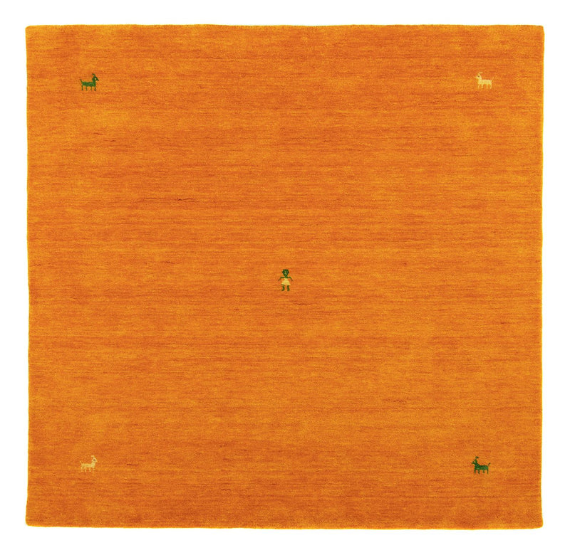 Gabbeh Teppich - Indus 250 x 250 cm - orange